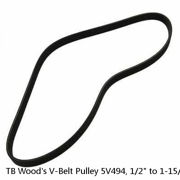 TB Wood's V-Belt Pulley 5V494, 1/2" to 1-15/16" QD Bushed Bore, 4.9" OD 4 Groove