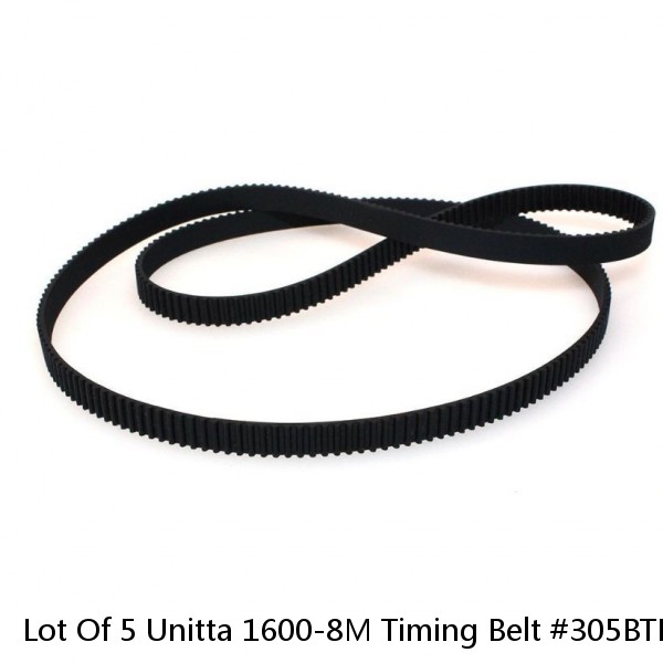 Lot Of 5 Unitta 1600-8M Timing Belt #305BTK