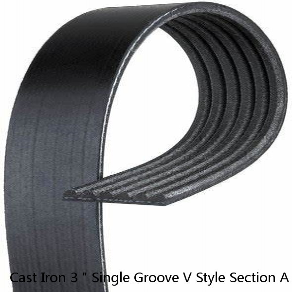 Cast Iron 3 " Single Groove V Style Section A Belt 4L for 3/4 " Shaft Pulley