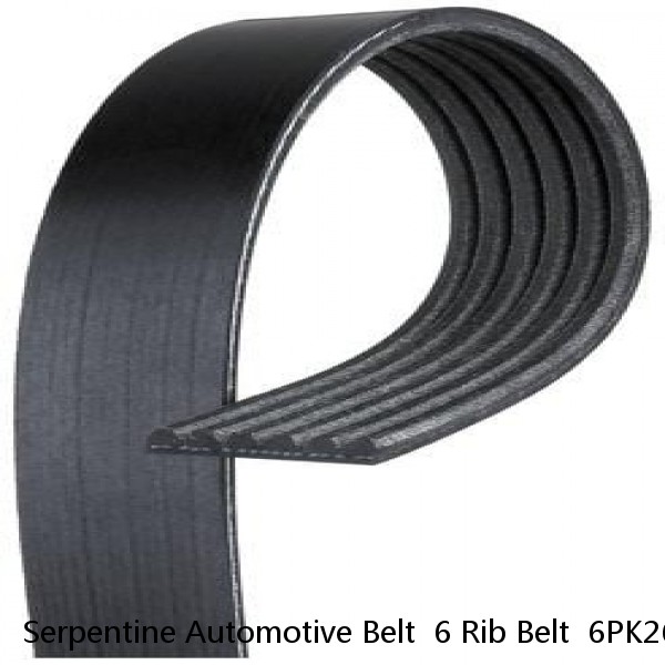 Serpentine Automotive Belt  6 Rib Belt  6PK2605 1025K6  2.61 m X 102.5"