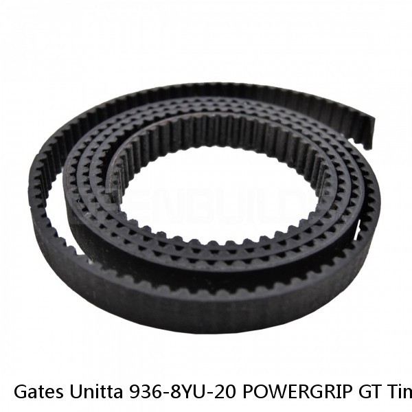 Gates Unitta 936-8YU-20 POWERGRIP GT Timing Belt 936mm L* 20mm W